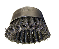 Wire Cup Brushes - C1480-020 knotted wire cup brush