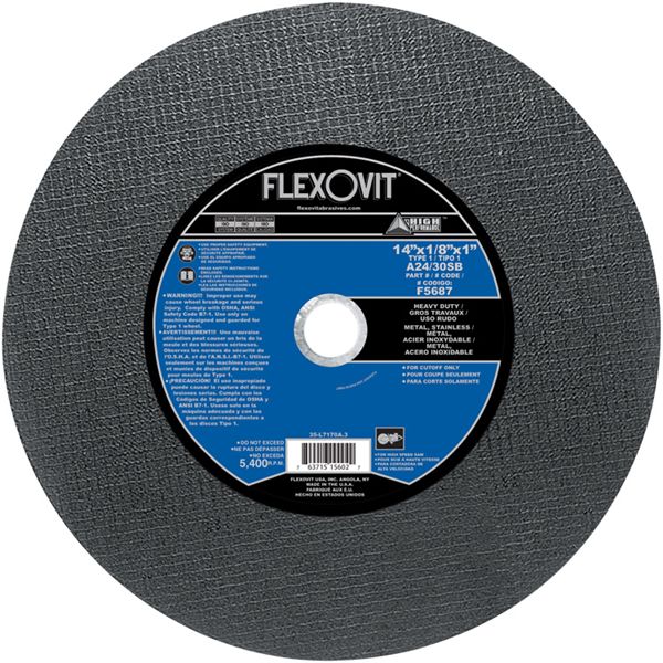 CUTS JUST ABOUT ANYTHING 25 x FLEXOVIT 125mm 5” MULTI MATERIAL CUTING WHEEL