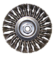  Wire Wheel Brushes - C1100-6 knot wire wheel full cable twist